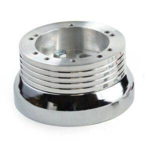 5 & 6 Hole Steering Wheel Polished Hub Adapter Flaming River, Ididit, GM, Chevy-safetyairbag.com